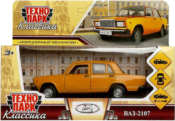 Изображение товара Автомобиль игрушечный Технопарк ваз-2107 / 2107-12-YE