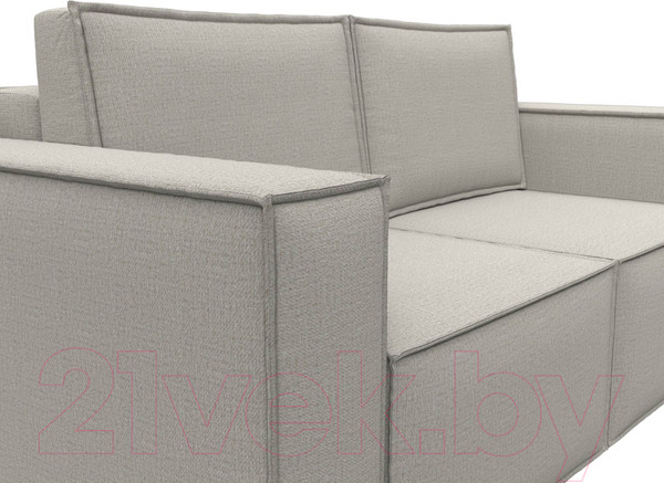 Изображение товара Диван Лига Диванов Куба мини / 121889 (рогожка Амур бежевый)