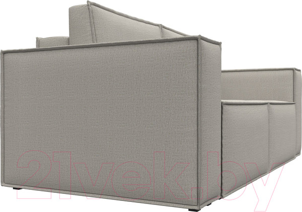 Изображение товара Диван Лига Диванов Куба мини / 121889 (рогожка Амур бежевый)