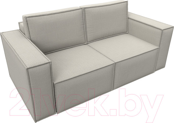 Изображение товара Диван Лига Диванов Куба мини / 121889 (рогожка Амур бежевый)