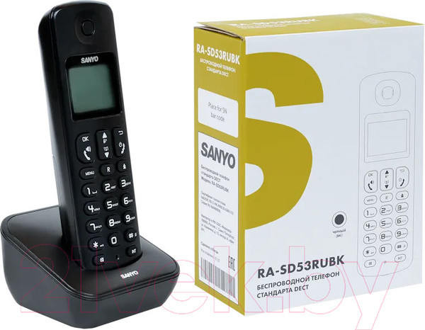 Изображение товара Беспроводной телефон Sanyo RA-SD53RUBK