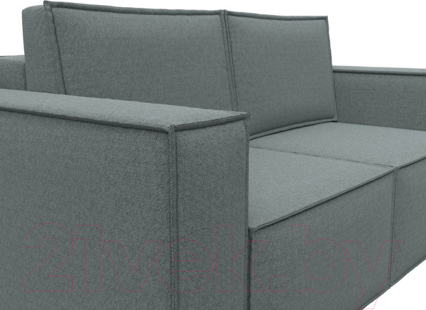 Изображение товара Диван Лига Диванов Куба мини / 121891 (рогожка Амур серый)