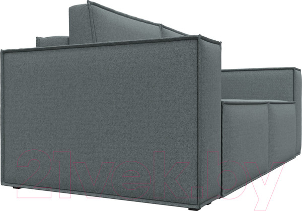 Изображение товара Диван Лига Диванов Куба мини / 121891 (рогожка Амур серый)