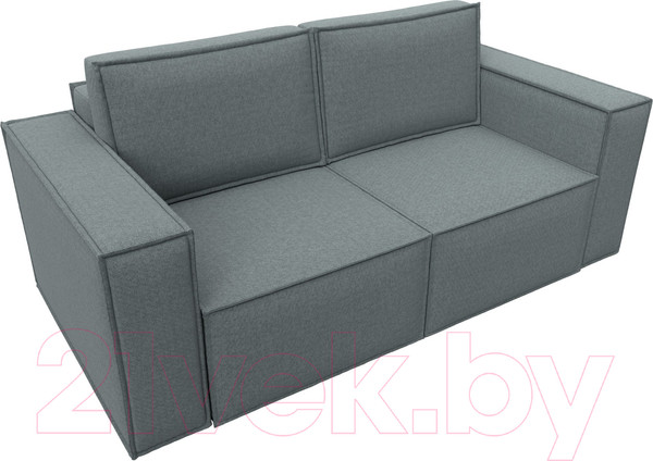 Изображение товара Диван Лига Диванов Куба мини / 121891 (рогожка Амур серый)