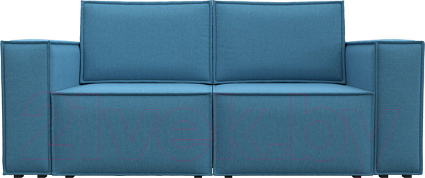 Изображение товара Диван Лига Диванов Куба мини / 121892 (рогожка Амур голубой)