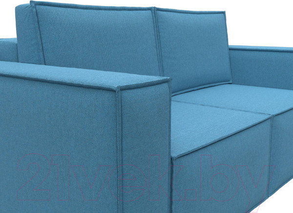 Изображение товара Диван Лига Диванов Куба мини / 121892 (рогожка Амур голубой)