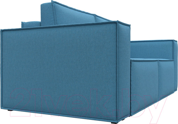 Изображение товара Диван Лига Диванов Куба мини / 121892 (рогожка Амур голубой)