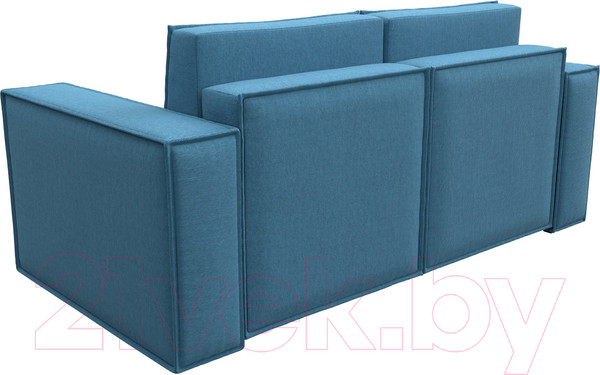 Изображение товара Диван Лига Диванов Куба мини / 121892 (рогожка Амур голубой)