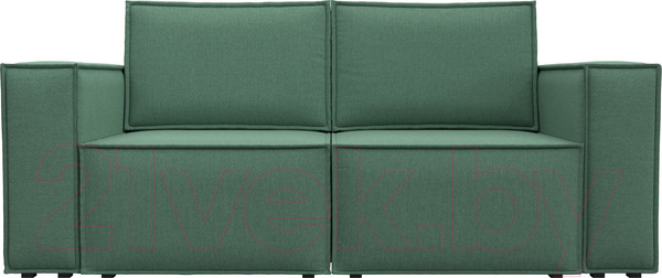 Изображение товара Диван Лига Диванов Куба мини / 121893 (рогожка Амур зеленый)