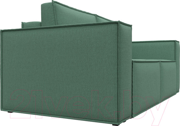 Изображение товара Диван Лига Диванов Куба мини / 121893 (рогожка Амур зеленый)