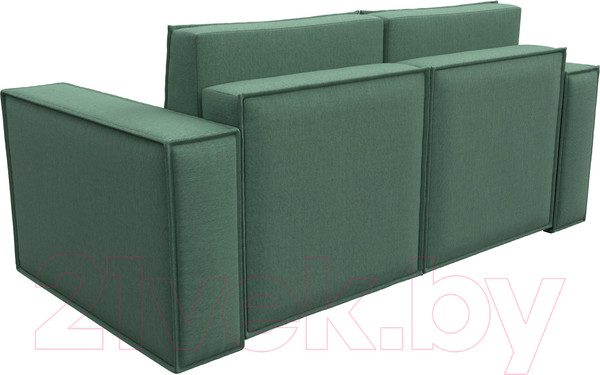 Изображение товара Диван Лига Диванов Куба мини / 121893 (рогожка Амур зеленый)