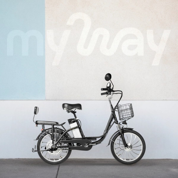 Изображение товара Электровелосипед MyWay Truck 1.0 350 20 (15, черный)