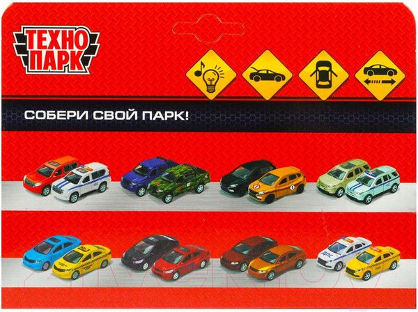 Изображение товара Автомобиль игрушечный Технопарк Haval F7 Полиция / F7-12SLPOL-SR