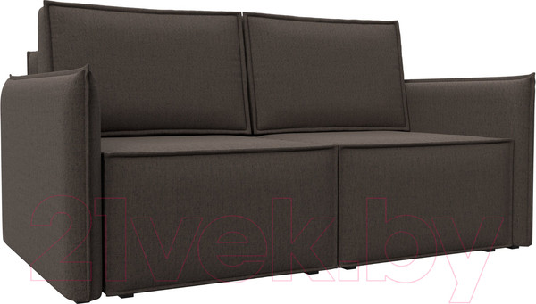 Изображение товара Диван Лига Диванов Либерти мини / 121913 (рогожка Амур коричневый)