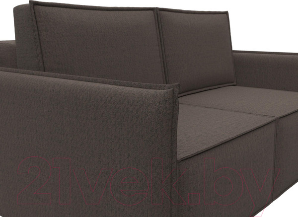 Изображение товара Диван Лига Диванов Либерти мини / 121913 (рогожка Амур коричневый)