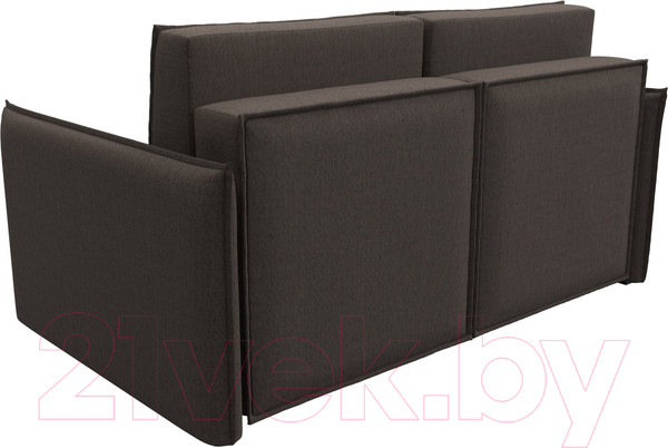 Изображение товара Диван Лига Диванов Либерти мини / 121913 (рогожка Амур коричневый)