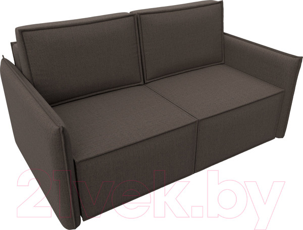 Изображение товара Диван Лига Диванов Либерти мини / 121913 (рогожка Амур коричневый)