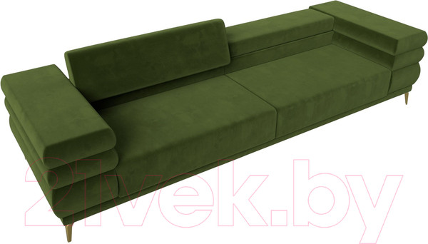 Изображение товара Диван Лига Диванов Лига-021 / 119125 (микровельвет зеленый)