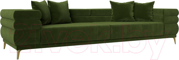Изображение товара Диван Лига Диванов Лига-021 / 119125 (микровельвет зеленый)