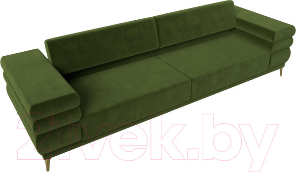 Изображение товара Диван Лига Диванов Лига-021 / 119125 (микровельвет зеленый)