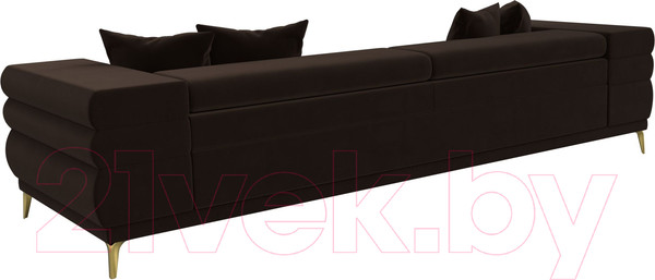 Изображение товара Диван Лига Диванов Лига-021 / 119127 (микровельвет коричневый)