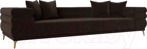Изображение товара Диван Лига Диванов Лига-021 / 119127 (микровельвет коричневый)