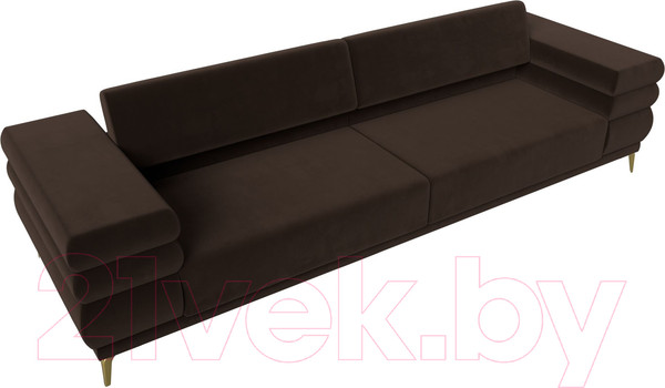 Изображение товара Диван Лига Диванов Лига-021 / 119127 (микровельвет коричневый)