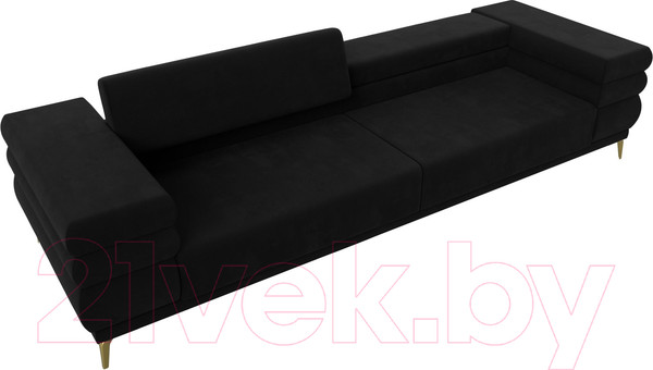 Изображение товара Диван Лига Диванов Лига-021 / 119130 (микровельвет черный)