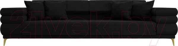 Изображение товара Диван Лига Диванов Лига-021 / 119130 (микровельвет черный)