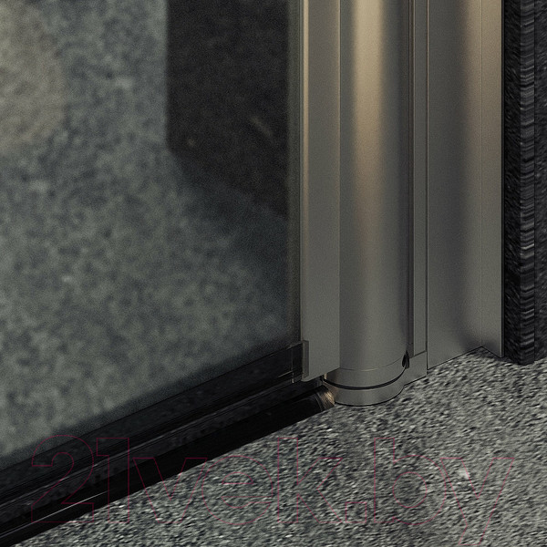 Изображение товара Душевая дверь MaybahGlass 198x60 / MGD-802-5 (сатин стекло/хром матовый)