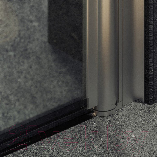 Изображение товара Душевая дверь MaybahGlass 198x99 / MGD-445-5 (сатин стекло/хром матовый)