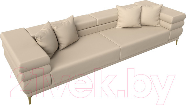 Изображение товара Диван Лига Диванов Лига-021 / 119136 (экокожа бежевый)