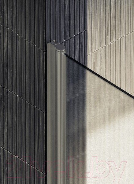 Изображение товара Душевая дверь MaybahGlass 198x89 / MGD-436-5 (сатин стекло/хром матовый)