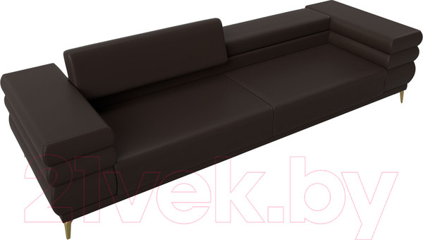 Изображение товара Диван Лига Диванов Лига-021 / 119138 (экокожа коричневый)