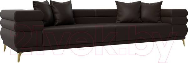 Изображение товара Диван Лига Диванов Лига-021 / 119138 (экокожа коричневый)