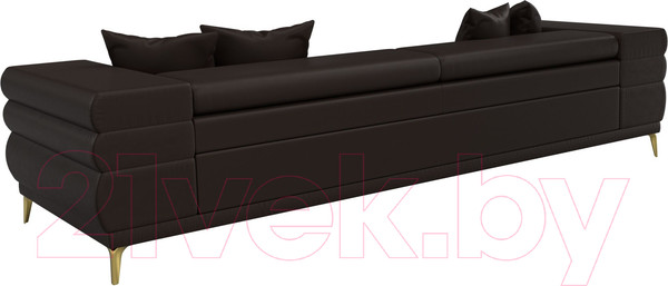 Изображение товара Диван Лига Диванов Лига-021 / 119138 (экокожа коричневый)