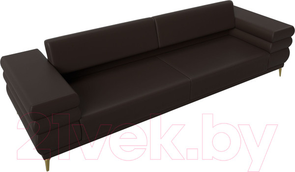 Изображение товара Диван Лига Диванов Лига-021 / 119138 (экокожа коричневый)