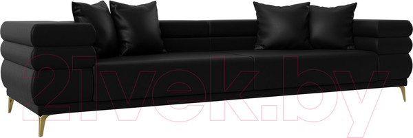 Изображение товара Диван Лига Диванов Лига-021 / 119139 (экокожа черный)