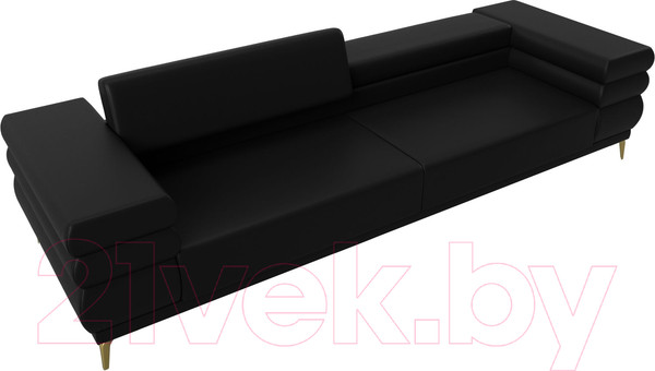 Изображение товара Диван Лига Диванов Лига-021 / 119139 (экокожа черный)