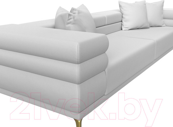 Изображение товара Диван Лига Диванов Лига-021 / 119137  (экокожа белый)