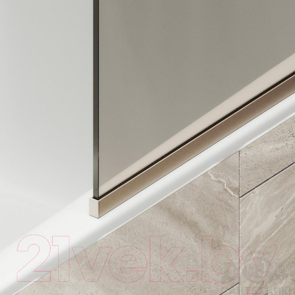 Изображение товара Стеклянная шторка для ванны MaybahGlass MGV-135-2у (бронзовое стекло/бронзовый)