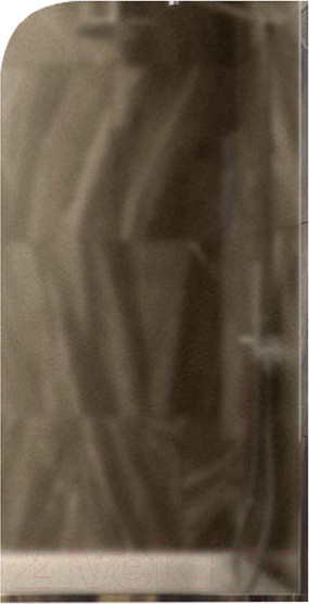 Изображение товара Стеклянная шторка для ванны MaybahGlass MGV-125-4у (бронзовое матовое стекло/хром глянцевый)