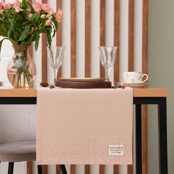 Изображение товара Дорожка на стол Этель Kitchen / 7866000 (40x150, бежевый)