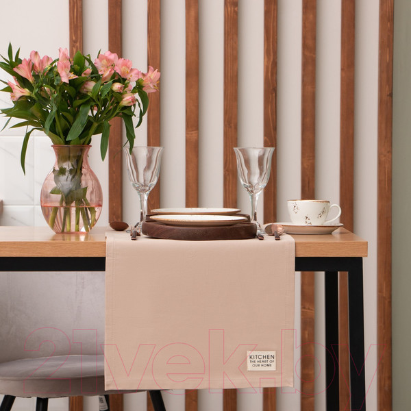 Изображение товара Дорожка на стол Этель Kitchen / 7866000 (40x150, бежевый)