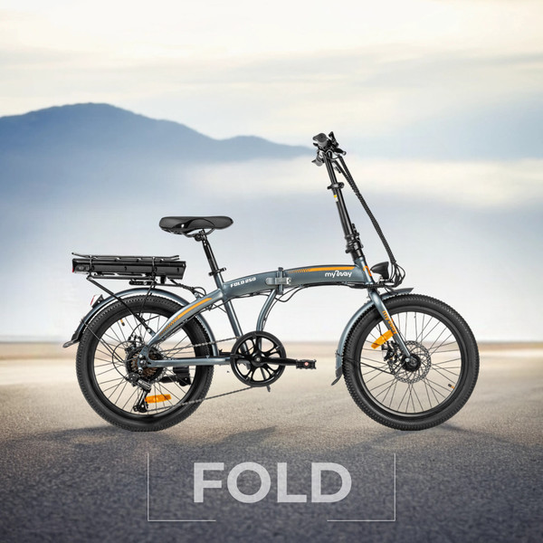 Изображение товара Электровелосипед MyWay Fold 250 20 (15, графитовый)