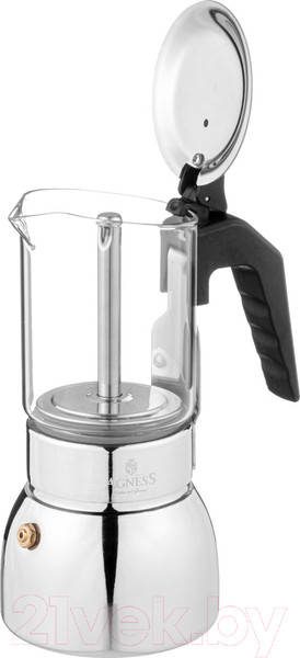 Изображение товара Гейзерная кофеварка Agness 944-013