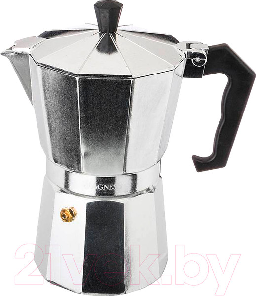 Изображение товара Гейзерная кофеварка Agness 944-003