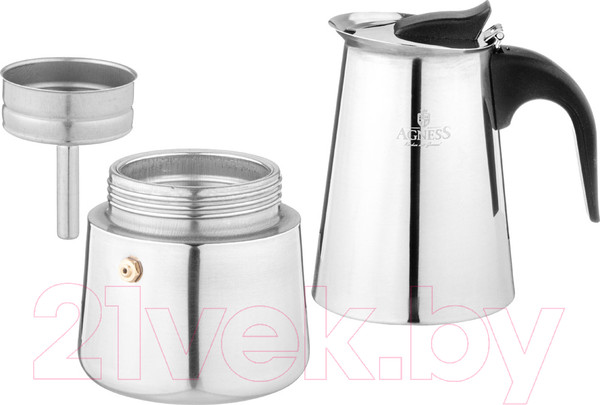 Изображение товара Гейзерная кофеварка Agness 944-010