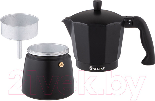 Изображение товара Гейзерная кофеварка Agness 944-012