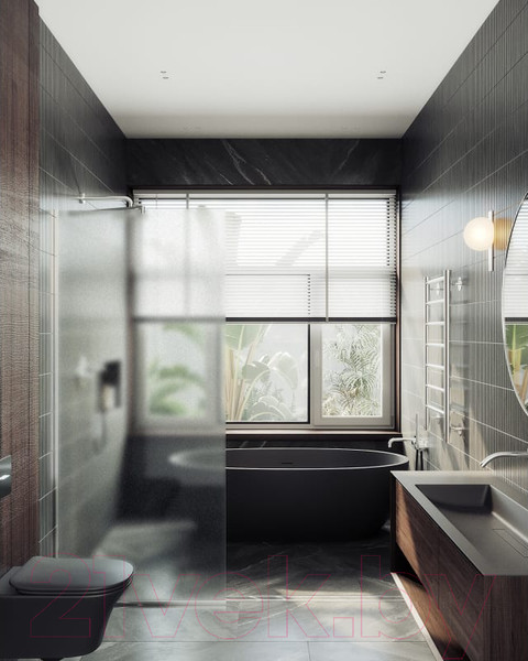 Изображение товара Душевая стенка MaybahGlass 195x119 / MGD-688-5у (сатин стекло/хром матовый)